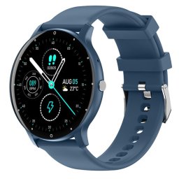 Smartwatch TWINKLER®, Ceas Inteligent Bărbătesc, TKY-ZL02Cpro, ecran TFT 1,28”, Rezoluție 240x240, Procesor JL7012F6, Aplicație DaFit, Apeluri Bluetooth 5.2, Multiple monitorizări sănătate și moduri sport, curea de silicon, albastru