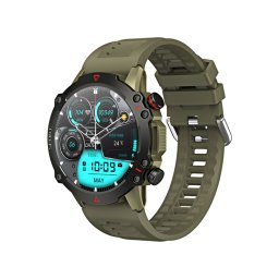 Smartwatch COOSTAR®, Ceas Inteligent Bărbătesc, TF10PRO, ecran HD 1,53”, Rezoluție 360x360 HD, Procesor Realtek 8762DT, Aplicație FitCloudPro, Apeluri Bluetooth 5.0, Multiple monitorizări sănătate și moduri sport, curea de silicon, verde