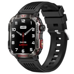 Smartwatch TWINKLER®, Ceas Inteligent Sportiv Unisex, TKY-M5, ecran IPS TFT 2,00”, Rezoluție 320×385, Procesor BT8959T6, Lanternă LED, Aplicație FitCloudPro, Apeluri Bluetooth 5.3, Busolă, Altimetru, Presiune atmosferică, Multiple monitorizări sănătate și