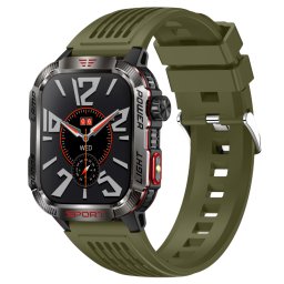 Smartwatch TWINKLER®, Ceas Inteligent Sportiv Unisex, TKY-M5, ecran IPS TFT 2,00”, Rezoluție 320×385, Procesor BT8959T6, Lanternă LED, Aplicație FitCloudPro, Apeluri Bluetooth 5.3, Busolă, Altimetru, Presiune atmosferică, Multiple monitorizări sănătate și