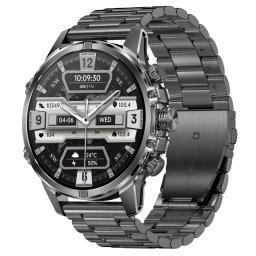 Smartwatch TWINKLER®, Ceas Inteligent Bărbătesc, TKY53, ecran AMOLED 1.75”, Rezoluție 466x466, Procesor Realtek 8773EWE-VP, Aplicație FitCloudPro, Apeluri Bluetooth 5.3, Multiple monitorizări sănătate și moduri sport, Notificări rețele sociale, Lanternă L