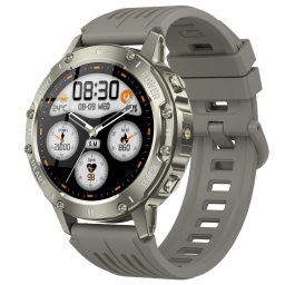 Smartwatch TWINKLER®, Ceas Inteligent Bărbătesc, TKY113, ecran TFT HD 1.39”, Rezoluție 360x360, Procesor Realtek RTL8762DT, Aplicație FitCloudPro, Apeluri Bluetooth 5.2, Multiple monitorizări sănătate și moduri sport, Curea silicon, silver