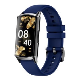 Smartwatch TWINKLER®, Ceas Inteligent de Damă, TKY-H29, ecran Amoled 1.58”, Rezoluție 228×460, Procesor Realtek 8763EWE, Aplicație FitCloudPro, Apeluri Bluetooth 5.2, Multiple monitorizări sănătate și moduri sport, Curea silicon, albastru