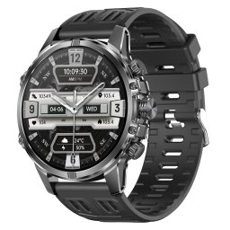 Smartwatch TWINKLER®, Ceas Inteligent Bărbătesc, TKY53, ecran AMOLED 1.75”, Rezoluție 466x466, Procesor Realtek 8773EWE-VP, Aplicație FitCloudPro, Apeluri Bluetooth 5.3, Multiple monitorizări sănătate și moduri sport, Notificări rețele sociale, Lanternă L