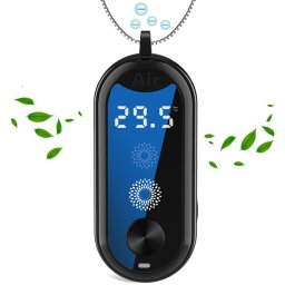 PURIFICATOR DE AER PORTABIL CU ANIONI | "SURSA DE AER PUR" | MODEL BAP-07 CU TERMOMETRU ȘI AROMATERAPIE *