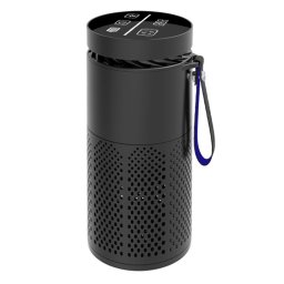 PURIFICATOR DE AER CU ANIONI PENTRU AUTOTURISME | "SURSA DE AER PUR" | MODEL BCAP-02 NEGRU | CU TERMOMETRU ȘI VITEZE DE PURIFICARE *