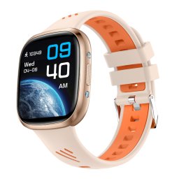 Smartwatch TWINKLER®, Ceas Inteligent Unisex, TKY03, ecran 1.72” IPS TFT, Rezoluție 360x360, IP68, Procesor AB5691, Apeluri Bluetooth 5.2, Monitorizare Sănătate, rose gold
