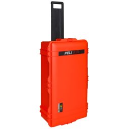 Troler si valiza de protectie Peli 1615 Air Case orange (Optiuni incluse: Cu burete pretaiat)