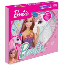 Set tablouri cu pietricele Diamond Dotz Dotz Box - Barbie I Believe, 28x28 cm