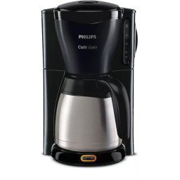 Cafetiera PHILIPS Cafe Gaia HD7544/20, 1.2 litri, 8-12 cesti, 1000W, Negru