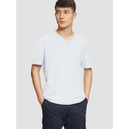 s.Oliver Tricou barbati cu anchior, Regular fit, din bumbac, Albastru deschis (SELECTATI MARIMEA: S)