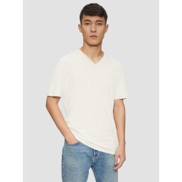 s.Oliver Tricou barbati cu anchior, Regular fit, din bumbac, Crem (SELECTATI MARIMEA: 2XL)
