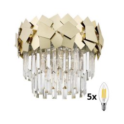 Plafonieră de cristal Brilagi MIRAGE 5xE14/40W/230V