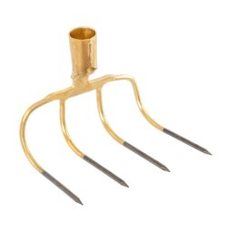 Furcă pentru bălegar cu 4 coarne, curbat în 90 de grade, 22,5 × 20 cm
