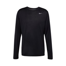 NIKE Tricou funcțional negru / alb