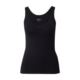 SEIDENSTICKER Top 'Schwarze Rose' negru