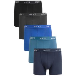Next Boxeri albastru / bleumarin / gri metalic / gri deschis / negru
