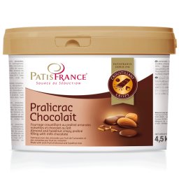 Crema Crocanta Ciocolata cu Lapte, Pralicrac Chocolait PatisFrance, 4.5 kg