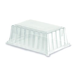 Capac Dome 23 x 16.7 x H 7.5 cm, Transparent, Set 25 buc
