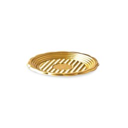 Tava Rotunda Aurie Expunere O 12 x H 1 cm, 100 buc