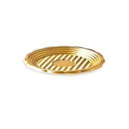Tava Rotunda Aurie Expunere O 15 x H 1 cm, 100 buc