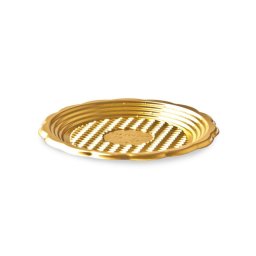 Tava Rotunda Aurie Expunere O 18 x H 1 cm, 100 buc