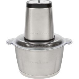 Tocător electric din oțel inoxidabil, 500 W, bol 1,7 L, 2 trepte de viteză