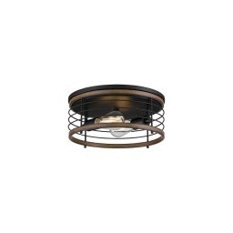 Plafonieră Westinghouse 61250 ACKTON 2xE27/60W/230V lemn recuperat