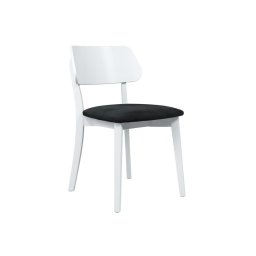 Scaun de sufragerie EZRA alb/negru