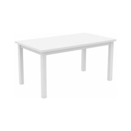 Masă extensibilă de dining LIAM albă