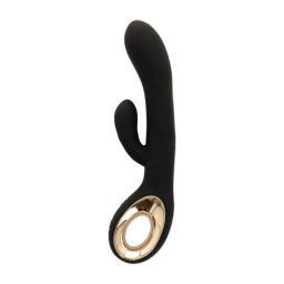 Toyz4Lovers Atingere Geamana Vibrator Iepuras Negru Stimulare Simultana a Clitorisului si Vaginului