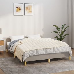 Patura grea, crem deschis, 152x203 cm, 11 kg, material textil GartenMobel Dekor