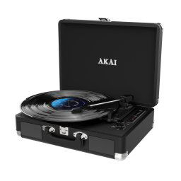 Pick-up Akai ATT-18BT cu inregistrare USB, Bluetooth, compatibil cu vinil de 7", 10" si 12