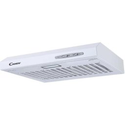 Hota tradtionala Candy CFT610/4W/1, Putere de absorbtie 210 mc/h, 3 trepte de viteza, LED, Clasa C, 60 cm, Alba