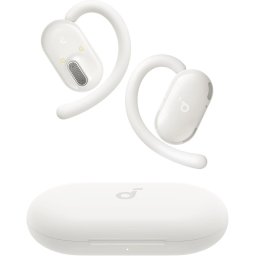 Casti wireless open-ear Anker Soundcore V20i, autonomie 36 ore, IP55, Bluetooth 5.4, Alb
