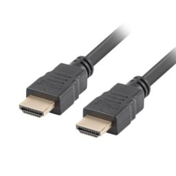 Cablu video Lanberg, HDMI (T) la HDMI (T), Rezolutie maxima 4K (3840 x 2160) la 30 Hz, Lungime 1.8m, Negru, CA-HDMI-11CC-0018-BK