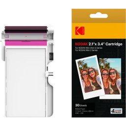 Cartus hartie Kodak ICRG-230 Instant Foto Film, 54 x 86 mm (2.1 x 3.4 inch), 30 coli, Mini2, MiniShot2 Retro