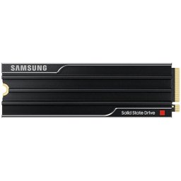Unitate SSD SAMSUNG 9100 PRO, Capacitate 4 TB, Heatsink, NVMe M.2, PCIe 5.0, 14.800 MB/s citire, 13.400 MB/s scriere, SSD intern pentru jocuri si editate video