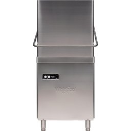 Masina de spalat vase semi-profesionala cu capota Whirlpool Eco Line ECM 532 U, 36 seturi, 4 programe, Panou de control mecanic, Dozaj automat detergent si agent clatire, Argintiu