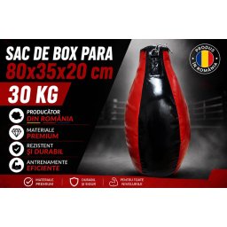 Sac de box para EvoGym ART 80x35x20 cm Negru+Rosu Umplut