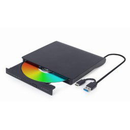 DVD Writer extern GEMBIRD DVD-USB-03, USB 3.1, Black