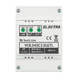 RESIGILAT-Doza derivatie video 4 iesiri - ELECTRA VCB.04SC3.ELGTL