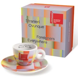 Set illy Biennale 2024 kit 1 ceasca espresso si 1 farfurie