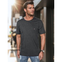 Tricou bărbătesc cu broderie, gri închis