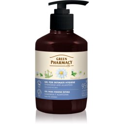 Green Pharmacy Chamomile Gel for Intimate Hygiene gel pentru igiena intima pentru piele sensibila 370 ml