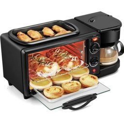 Aparat Multifunctional 3 In 1 Mic Dejun Cuptor Gratar Filtru Cafea