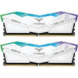 Memorie T-FORCE DELTA RGB 32GB (2x16GB) DDR5 7600MHz CL 36 White