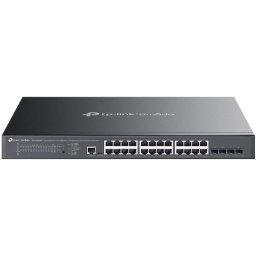 Switch SG3428XMPP Omada 24-Port Gigabit 4-Port 10GE SFP+ L2+ Managed Switch 16x PoE+ 8x PoE++