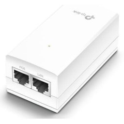 48V Passive PoE Injector Adapter 1x Gigabit PoE Port 1x Gigabit Non-PoE Port Data and Power Carried over The Same Cable