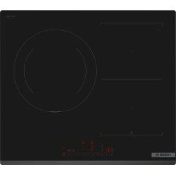 Plita incorporabila Bosch PVJ631HC1E, Inductie, 4 zone de gatit, Smart Hood Connect, Combi Zone, PerfectFry Plus , 60 cm, Negru